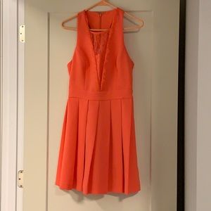 BCBG salmon above the knee dress